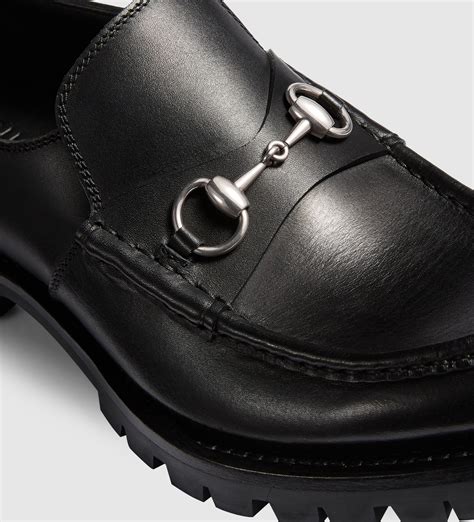 gucci leather lug sole horsebit loafer dupe|gucci lug sole loafer review.